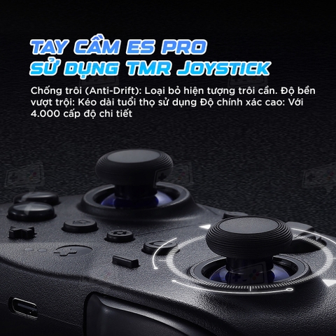 Tay cầm GuliKit ES PRO E-Sports Controller cho Nintendo Switch, Máy Tính, Điện thoại