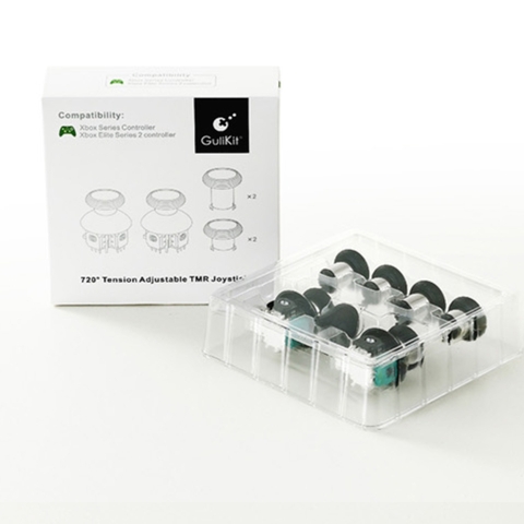 Joystick Gulikit 720 Tension Adjustable TMR thay thế Analog cho tay cầm PS4, PS5, Pro Controller, Xbox Series X