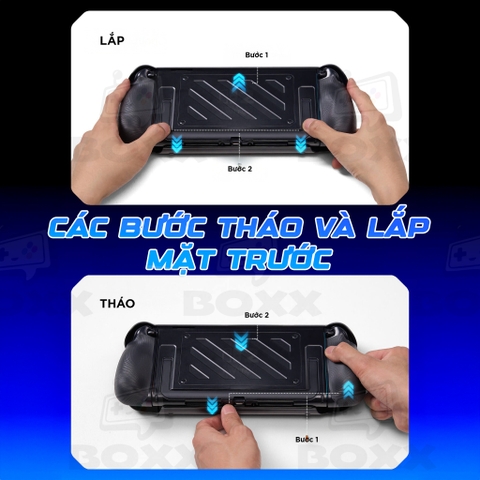 Ốp lưng tay cầm NeoGrip Split Protective Case JSAUX cho Nintendo Switch 2 hỗ trợ Dock, Chống mỏi tay
