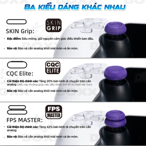 Núm bọc Analog Skull & Co cho PlayStation Portal bộ 6 nút chính hãng