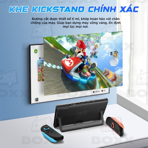 Ốp lưng Skull & Co FissionGrip cho Nintendo Switch 2, Savage Raven by Skull & Co. FissionGrip