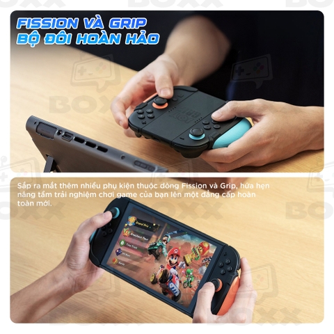Ốp lưng Skull & Co FissionGrip cho Nintendo Switch 2, Savage Raven by Skull & Co. FissionGrip
