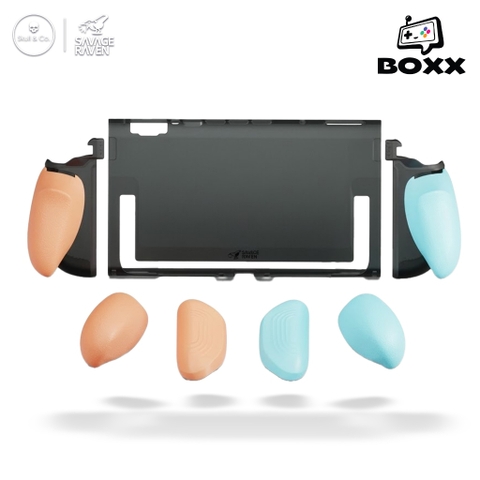 Ốp lưng Skull & Co FissionGrip cho Nintendo Switch 2, Savage Raven by Skull & Co FissionGrip