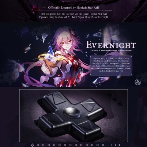 Tay cầm 8BitDo Ultimate 2 Wireless Controller phiên bản Honkai: Star Rail - Evernight
