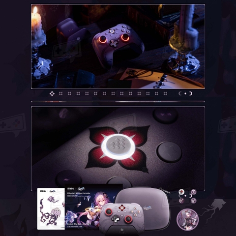 Tay cầm 8BitDo Ultimate 2 Wireless Controller phiên bản Honkai: Star Rail - Evernight