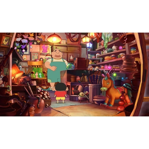 Băng Game Shin chan: Me and the Professor on Summer Vacation - Shiro and the Coal Town Double Pack Nintendo Switch