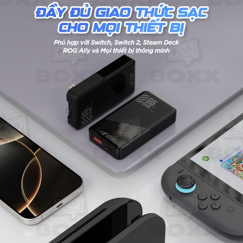 Bộ sạc chính hãng Skull & Co cho Nintendo Switch 2, Adapter Sạc Nintendo Switch 2