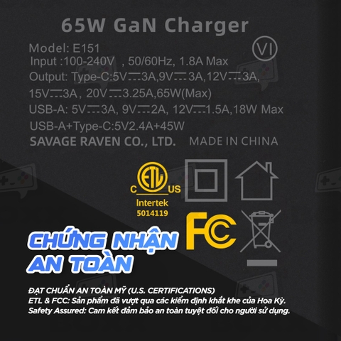 Bộ sạc chính hãng Skull & Co cho Nintendo Switch 2, Adapter Sạc Nintendo Switch 2