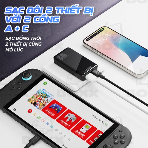 Bộ sạc chính hãng Skull & Co cho Nintendo Switch 2, Adapter Sạc Nintendo Switch 2