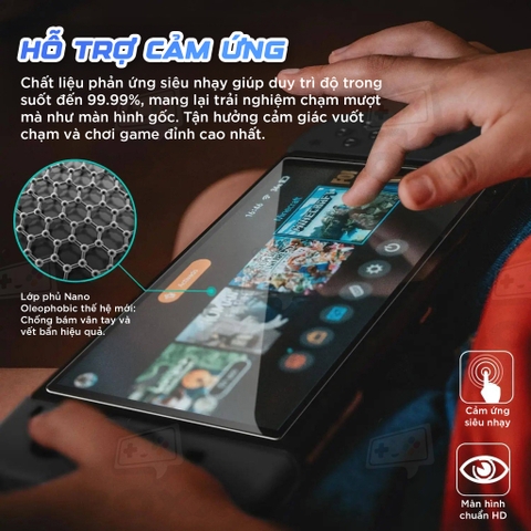 Kính cường lực cho Nintendo Switch 2, Miếng dán màn hình Nintendo Switch 2