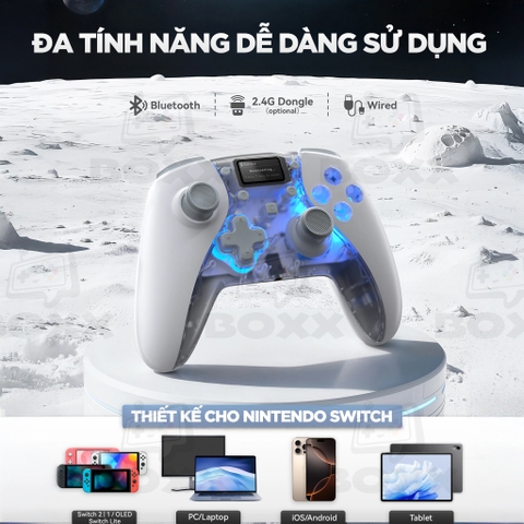 Tay Cầm SIMDU Starship-01 Wireless cho Nintendo Switch, Nintendo Switch 2, PC, Laptop