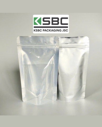 One side aluminum zip bag