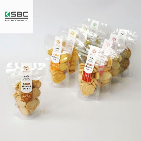 Transparent Stand-up Pouches with Zipper