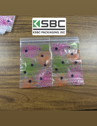 4 Colors Printed Zipper Bag