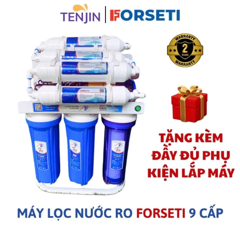 Máy Lọc Nước RO Forseti Model FWP-U9 9 Cấp, Đạt Tiêu Chuẩn Nước Uống Tại Vòi, Màng RO Đúc Hàn Forseti - Bảo Hành 2 Năm