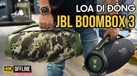 JBL BOOMBOX 3: CHIẾC LOA OUTDOOR CÓ QUAI SÁCH MẠNH MẼ