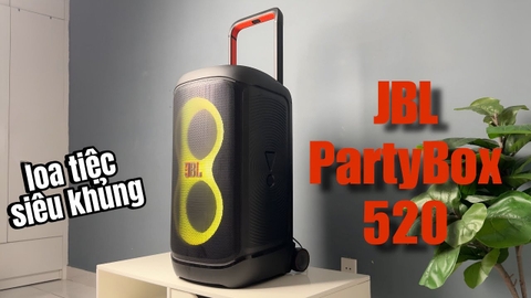 JBL PartyBox 520: Chiếc loa tiệc siêu khủng, đa tính năng
