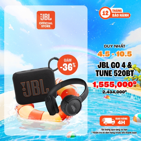 [COMBO ĐỘC QUYỀN ONLINE] LOA BLUETOOTH GO 4 & TAI NGHE BLUETOOTH T520BT