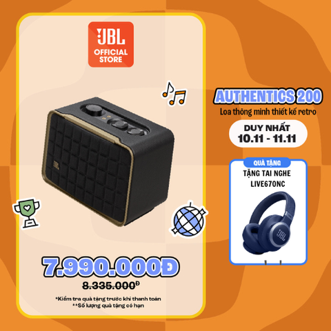 [NHẬP NOV05 GIẢM THÊM 5%] Loa JBL Authentics 200 - Hàng Chính Hãng