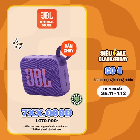 Loa Bluetooth JBL GO 4 - Hàng Chính Hãng