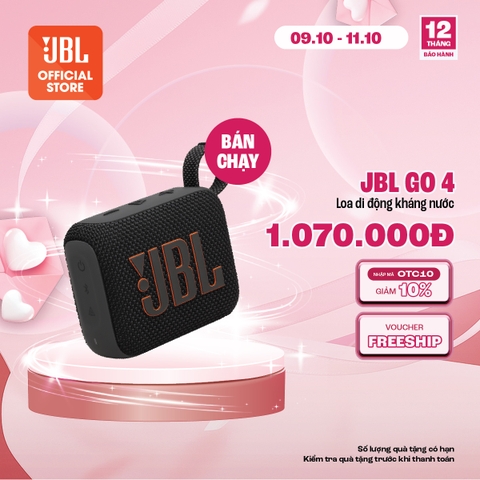 Loa Bluetooth JBL GO 4 - Hàng Chính Hãng
