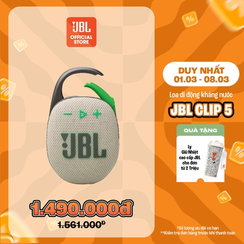 Loa Bluetooth JBL CLIP 5 - Hàng Chính Hãng