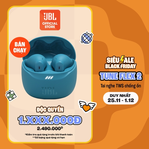 Tai Nghe Bluetooth JBL Tune Flex 2 - Hàng Chính Hãng