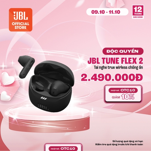 Tai Nghe Bluetooth JBL Tune Flex 2 - Hàng Chính Hãng