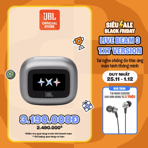 [NHẬP NOV05 GIẢM THÊM 5%] Tai Nghe JBL Live Beam 3 x TXT - Phiên Bản Độc Quyền