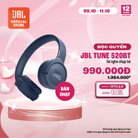 Tai Nghe JBL Tune 520BT - Hàng Chính Hãng