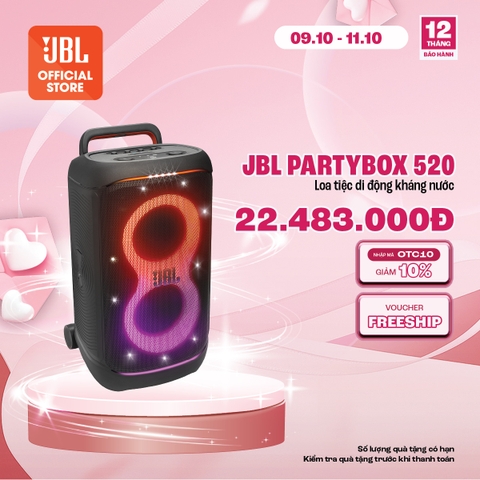 Loa Tiệc JBL PartyBox 520 - Hàng Mới