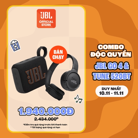 [COMBO ĐỘC QUYỀN 8] LOA BLUETOOTH GO 4 & TAI NGHE BLUETOOTH T520BT