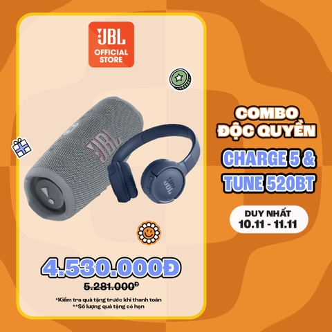 [COMBO ĐỘC QUYỀN 12] LOA BLUETOOTH CHARGE 5 & TAI NGHE BLUETOOTH T520BT