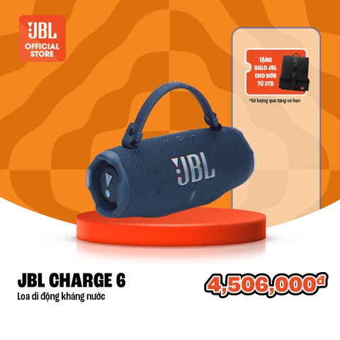 [NHẬP FEB05 GIẢM THÊM 5%] Loa Bluetooth JBL Charge 6 - Hàng Chính Hãng