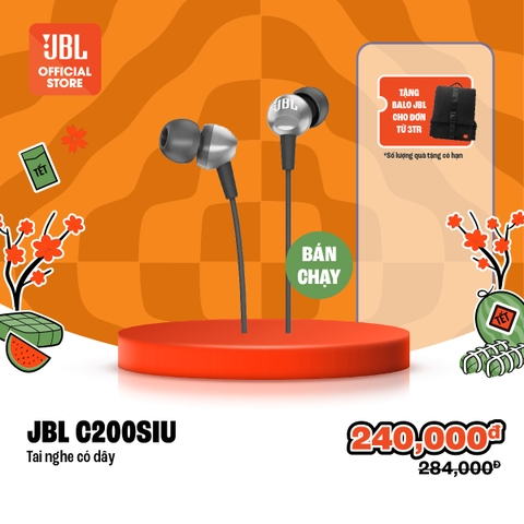 [BÁN CHẠY] Tai Nghe JBL C200SIU - Hàng Chính Hãng