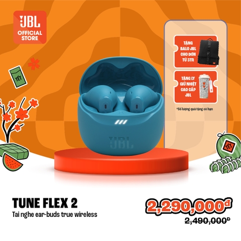 [NHẬP FEB05 GIẢM THÊM 5%] Tai Nghe Bluetooth JBL Tune Flex 2 - Hàng Chính Hãng
