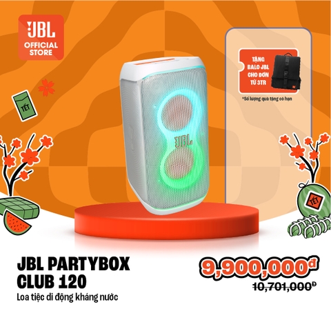 [NHẬP FEB05 GIẢM THÊM 5%] Loa tiệc di động JBL Party Club 120 - Hàng Chính Hãng