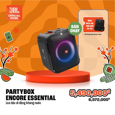 [NHẬP FEB05 GIẢM THÊM 5%] Loa Bluetooth JBL Partybox Encore Essential - Hàng Chính Hãng