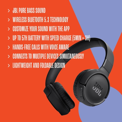 [COMBO ĐỘC QUYỀN ONLINE] TAI NGHE BLUETOOTH JBL WAVE FLEX 2 & TAI NGHE CHỤP TAI TUNE 520BT