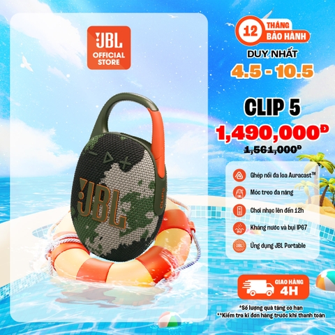 Loa Bluetooth có móc treo JBL CLIP 5