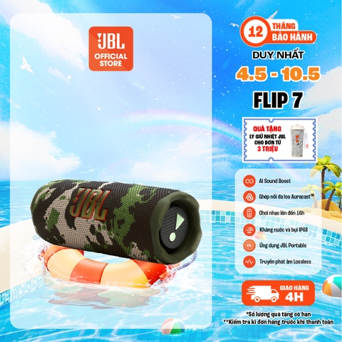Loa Bluetooth JBL Flip 7 - Hàng Chính Hãng