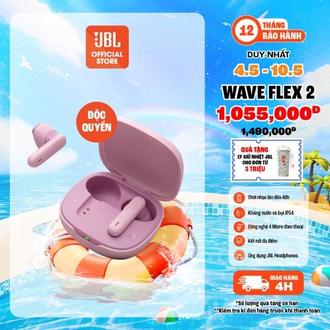 Tai nghe Bluetooth JBL Wave Flex 2 - Hàng chính hãng