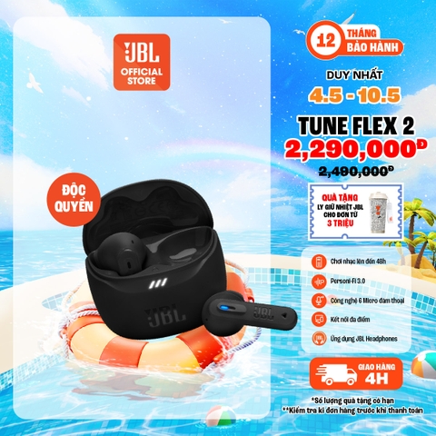 Tai Nghe Bluetooth JBL Tune Flex 2 - Hàng Chính Hãng