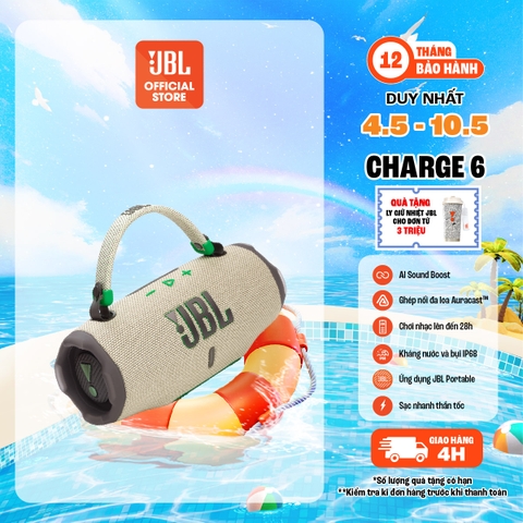 Loa Bluetooth JBL Charge 6 - Hàng Chính Hãng