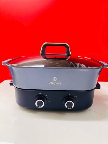 Bếp lẩu nướng hai ngăn tháo rời Kalpen PP66 6.5L