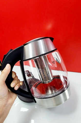 Ấm đun siêu tốc thủy tinh Kalpen KK66 1.8L có lọc trà