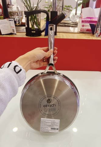 Chảo Inox Elmich Chống Dính 3 Đáy Max A EL3762 size 24cm