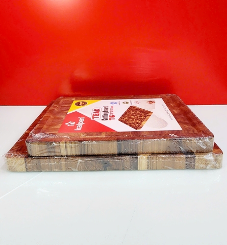 Thớt thái chữ nhật gỗ Teak Kalpen
