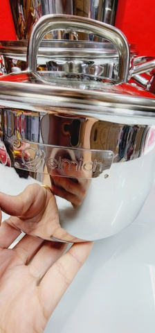 Bộ nồi inox liền khối Elmich EL2485IN01 Size 18,20,24, quánh 16cm