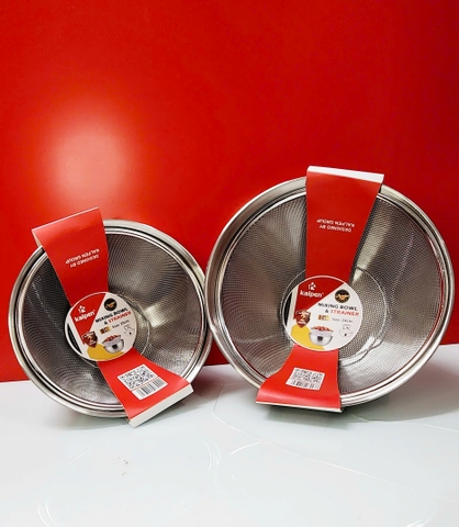 Bộ tô kèm rổ Inox Kalpen - 24cm I9 I10 I11